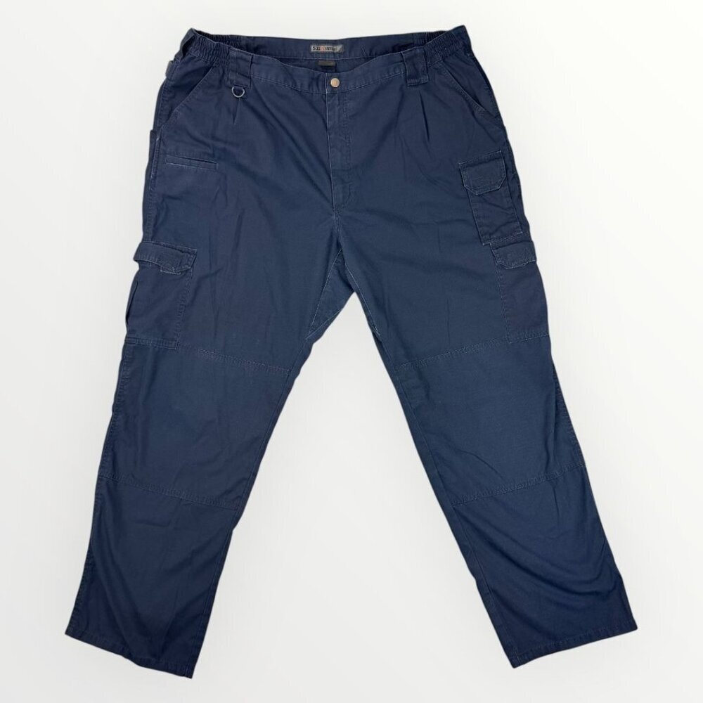 5.11 TACTICAL SERIES Mens Cargo Work Pant Utility Double Knee Blue Pants Ripstop
